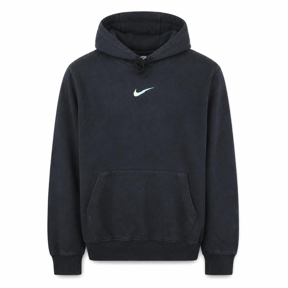 Nike Men's Black Pullover Hoodie Small Logo Fleece Sweatshirt