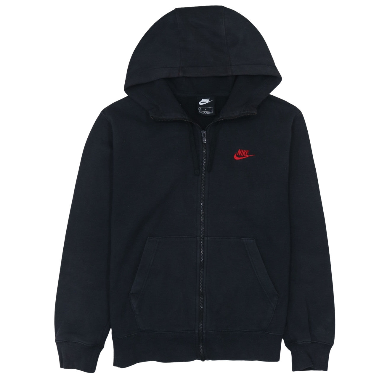Nike Men's Black Full Zip Hoodie M Sportswear Fleece