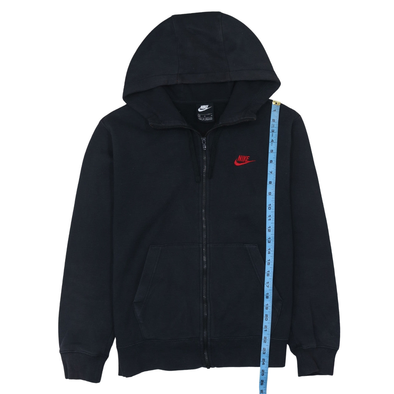 Nike Men's Black Full Zip Hoodie M Sportswear Fleece