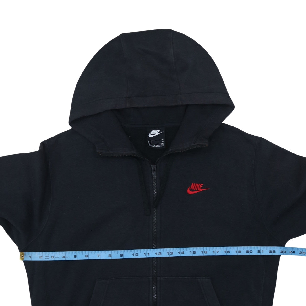 Nike Men's Black Full Zip Hoodie M Sportswear Fleece