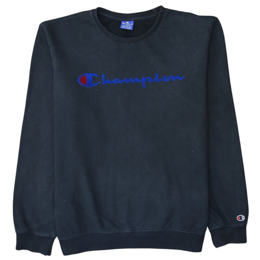 Champion Men's Black XL Pullover Crew Neck Sweatshirt