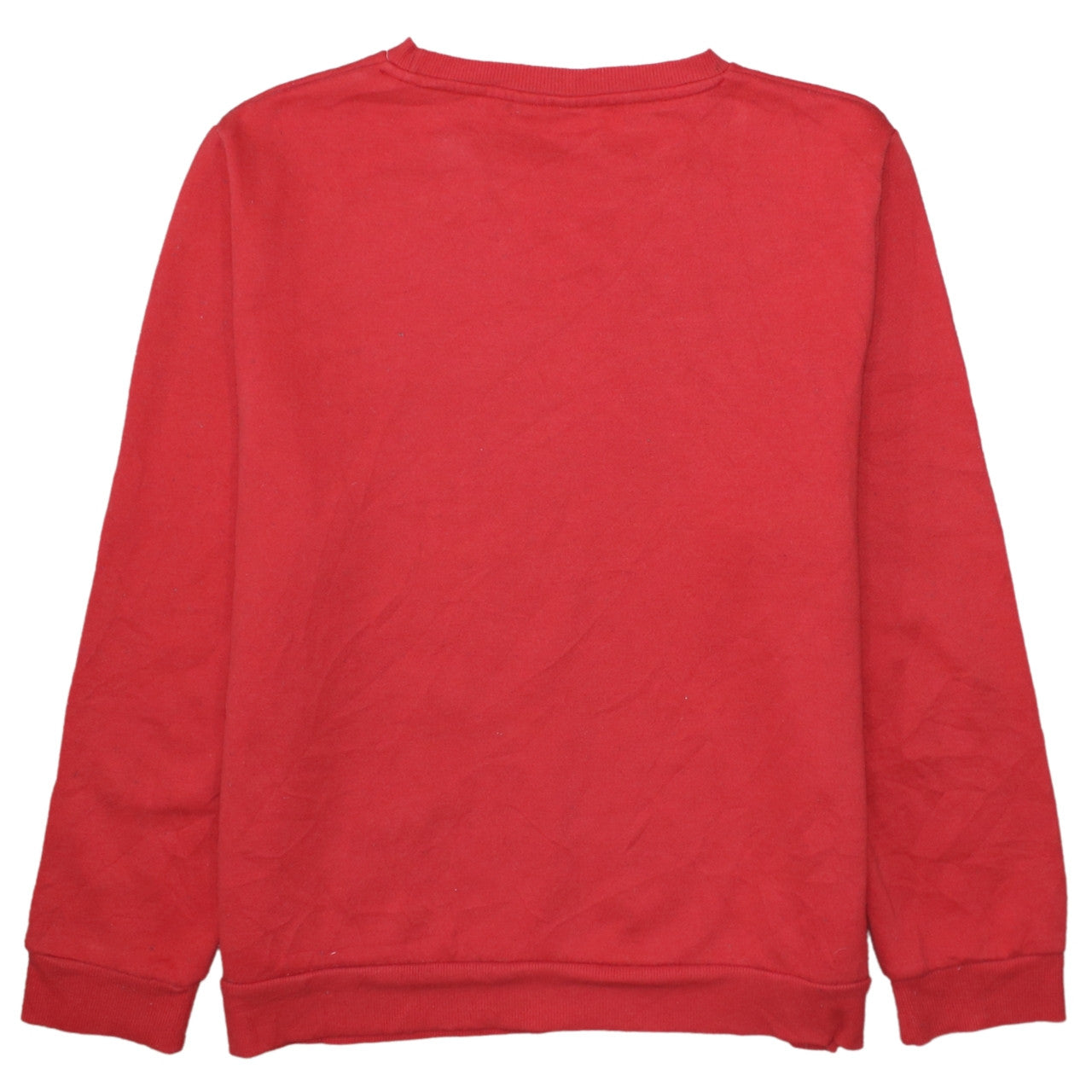 Disney Women's Red Mickey Mouse Print Pullover Sweatshirt L