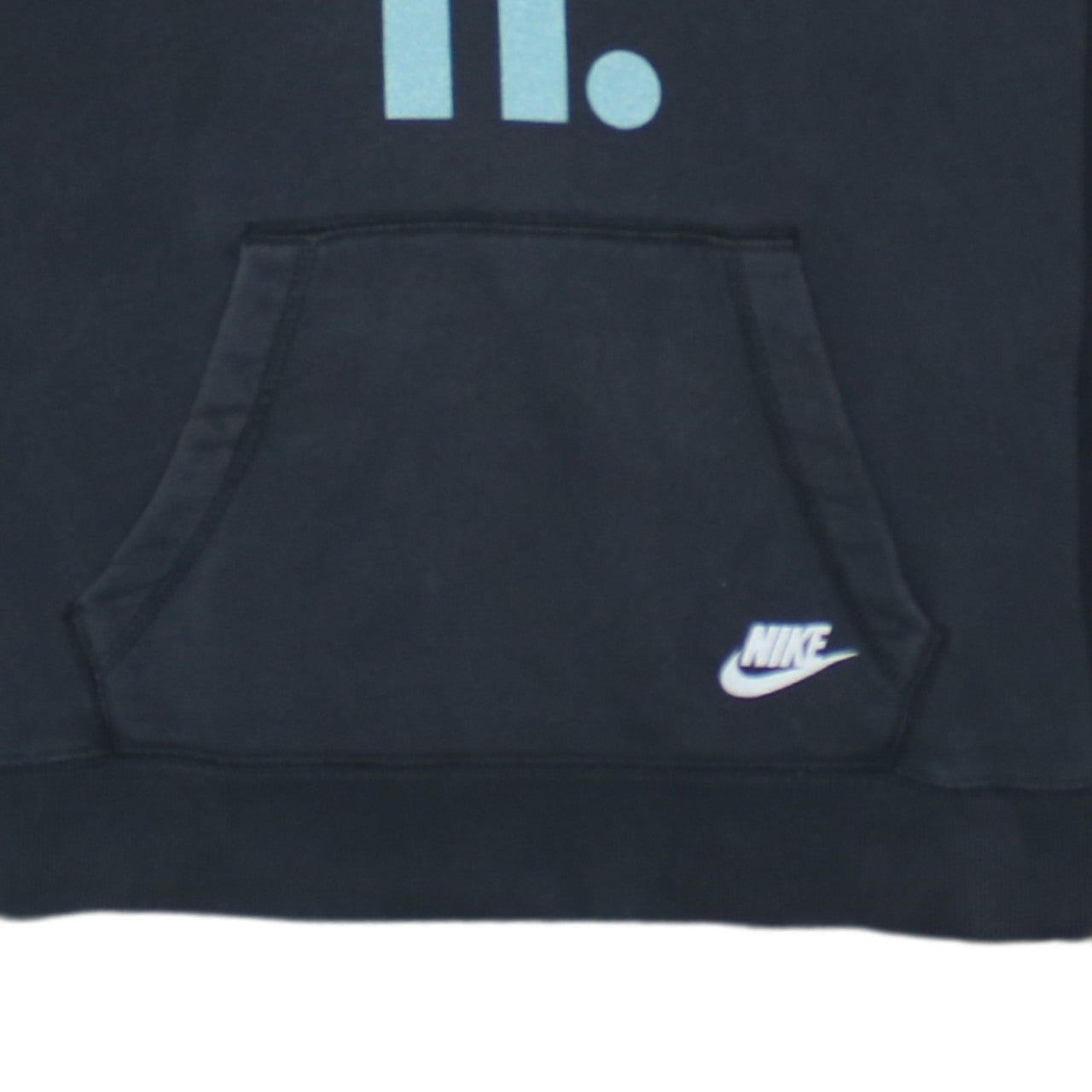 Nike Men's Black Medium Pullover Hoodie Just Do It Graphic Sportswear