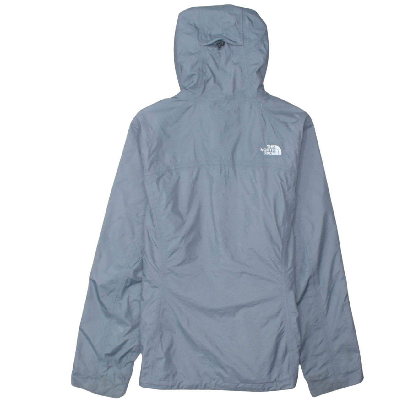 The North Face Women's Grey Hooded Waterproof Rain Jacket Size M