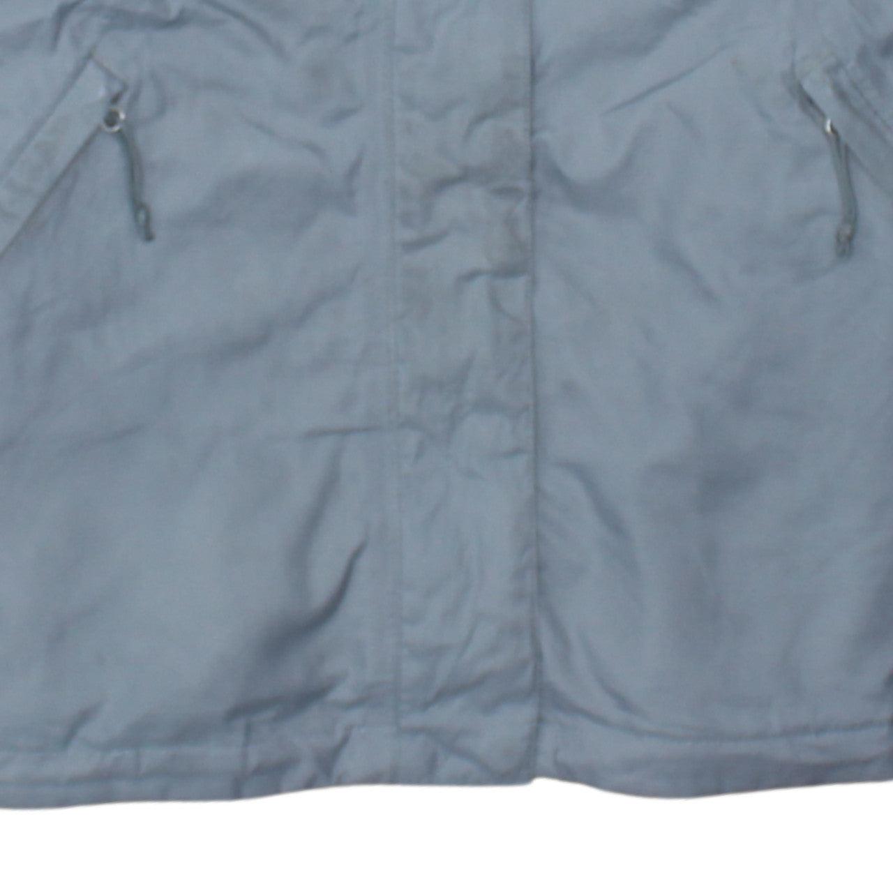 The North Face Women's Grey Hooded Waterproof Rain Jacket Size M