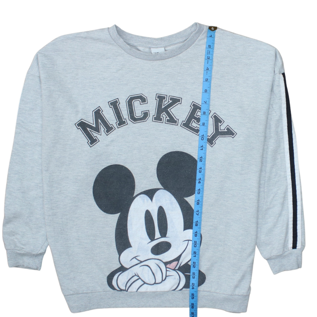Disney Women Grey Mickey Mouse Pullover Sweatshirt UK 20