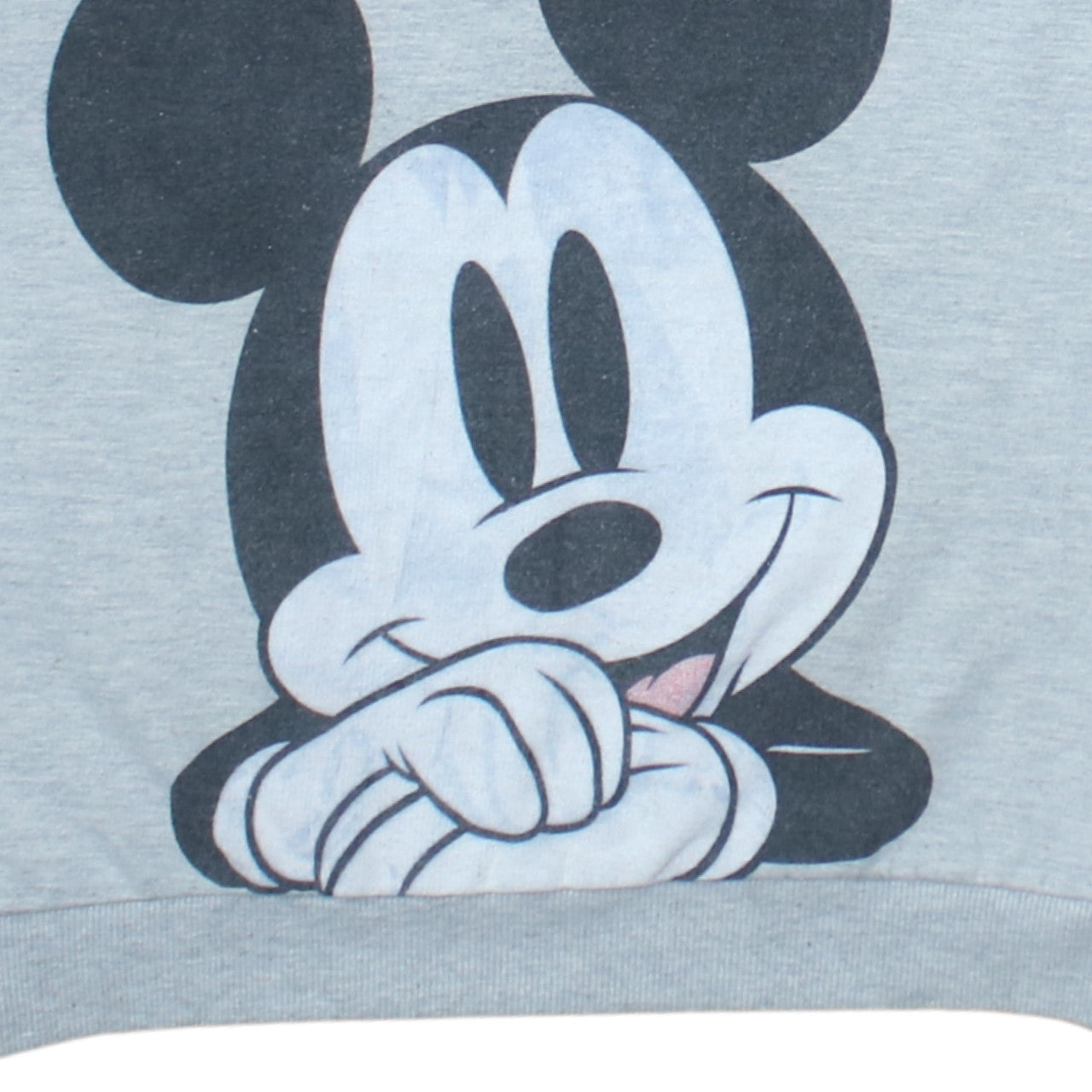 Disney Women Grey Mickey Mouse Pullover Sweatshirt UK 20
