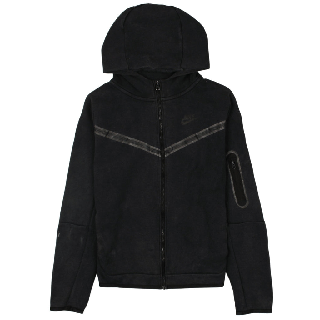 Nike Men's Black XL Full Zip Hooded Sweatshirt Jacket