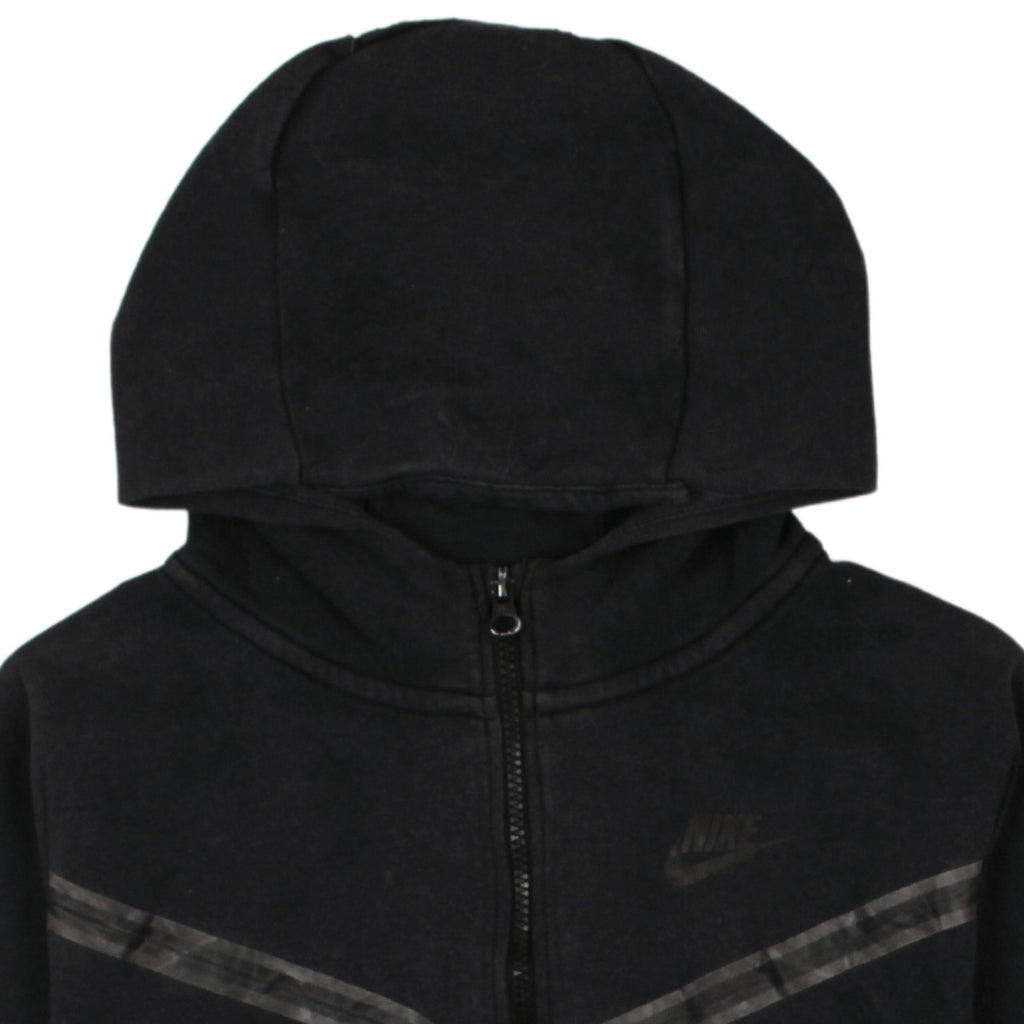 Nike Men's Black XL Full Zip Hooded Sweatshirt Jacket