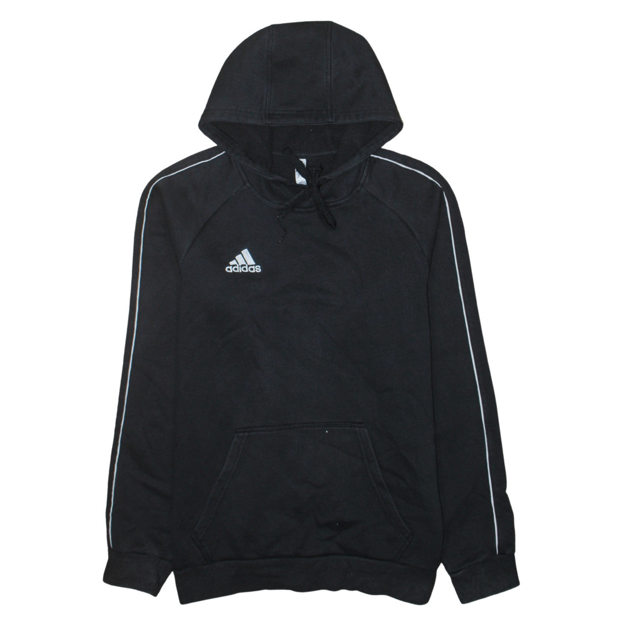 Adidas Men's Black Pullover Hoodie Size S Sports Fleece Sweatshirt