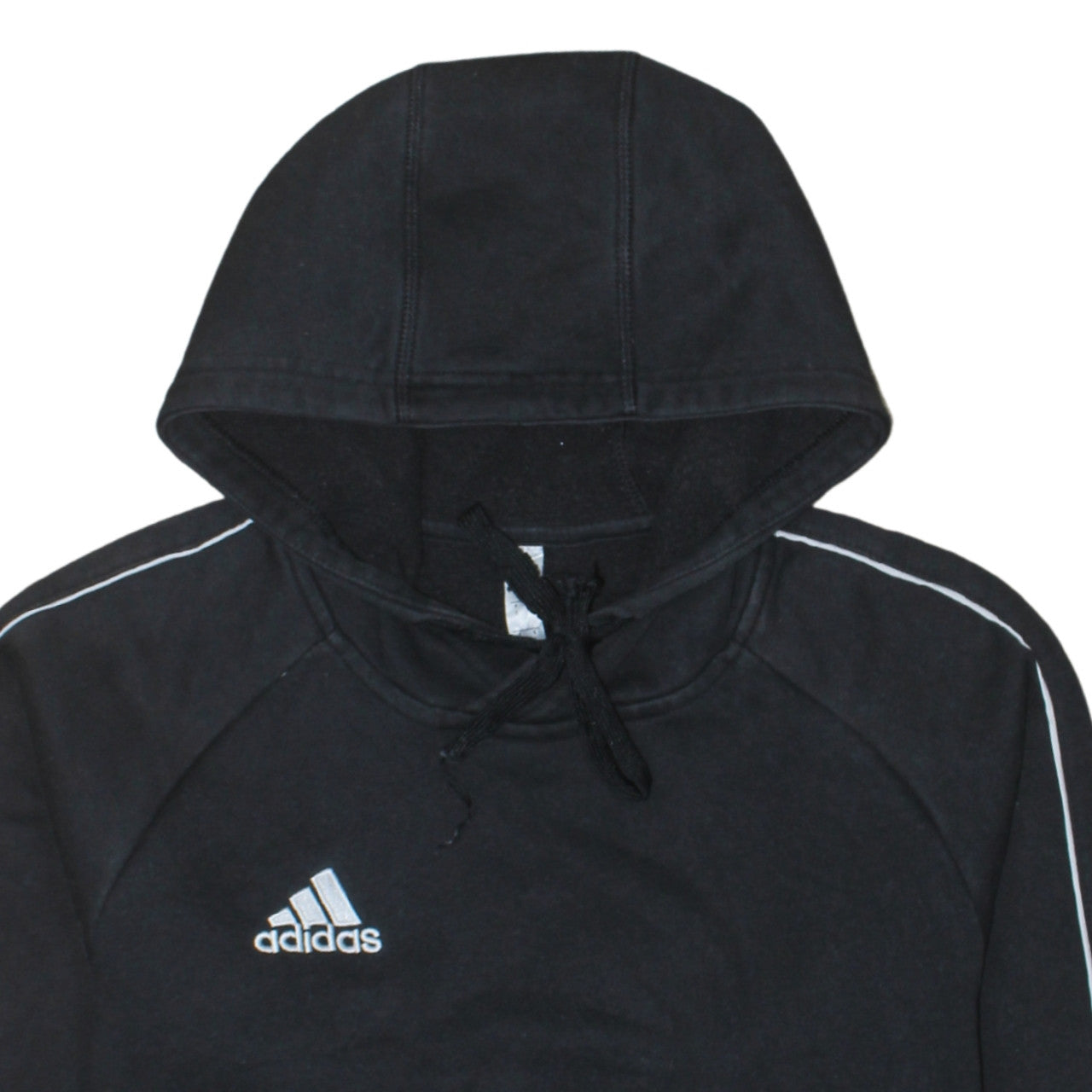 Adidas Men's Black Pullover Hoodie Size S Sports Fleece Sweatshirt