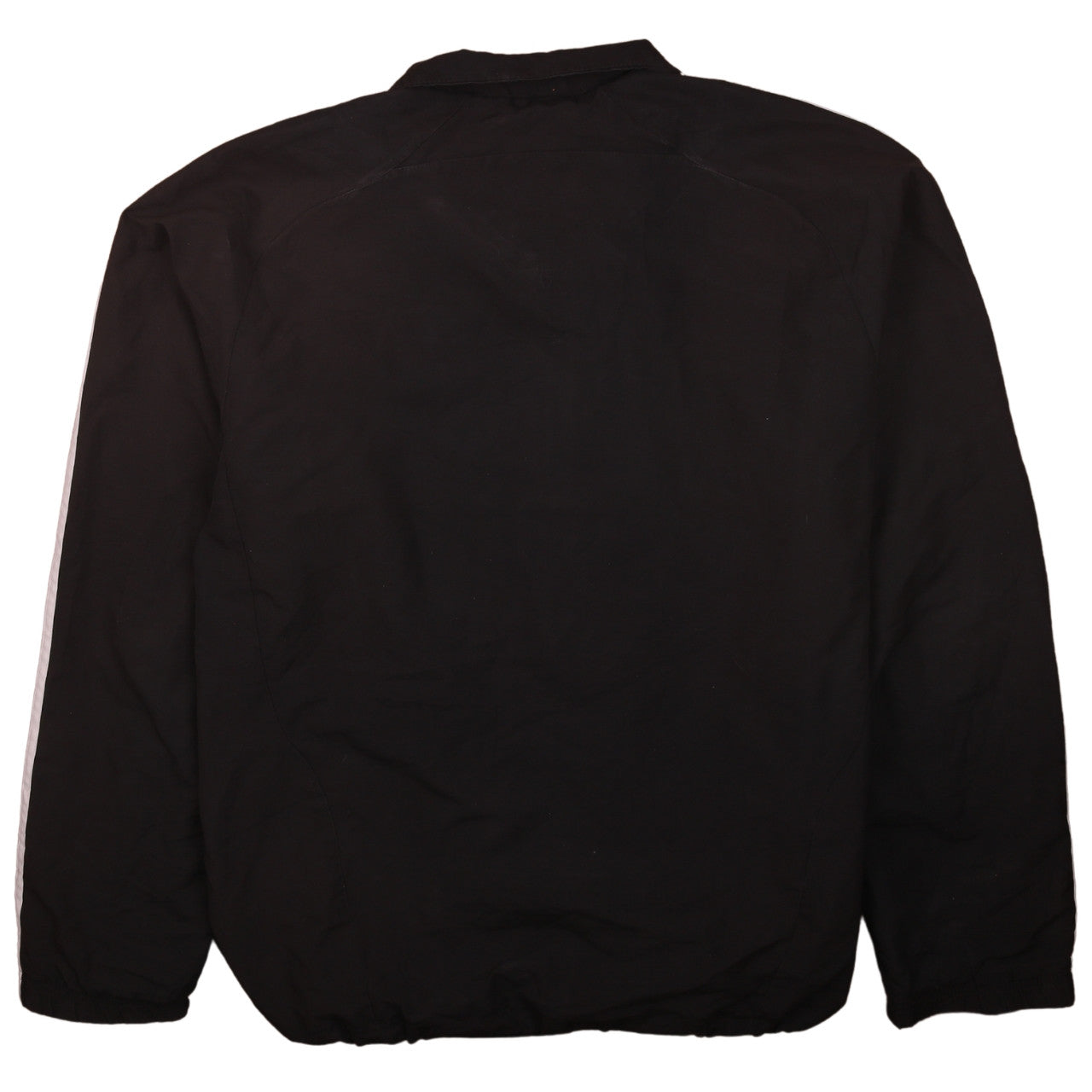 Adidas Men Black Full Zip Windbreaker Jacket Size L