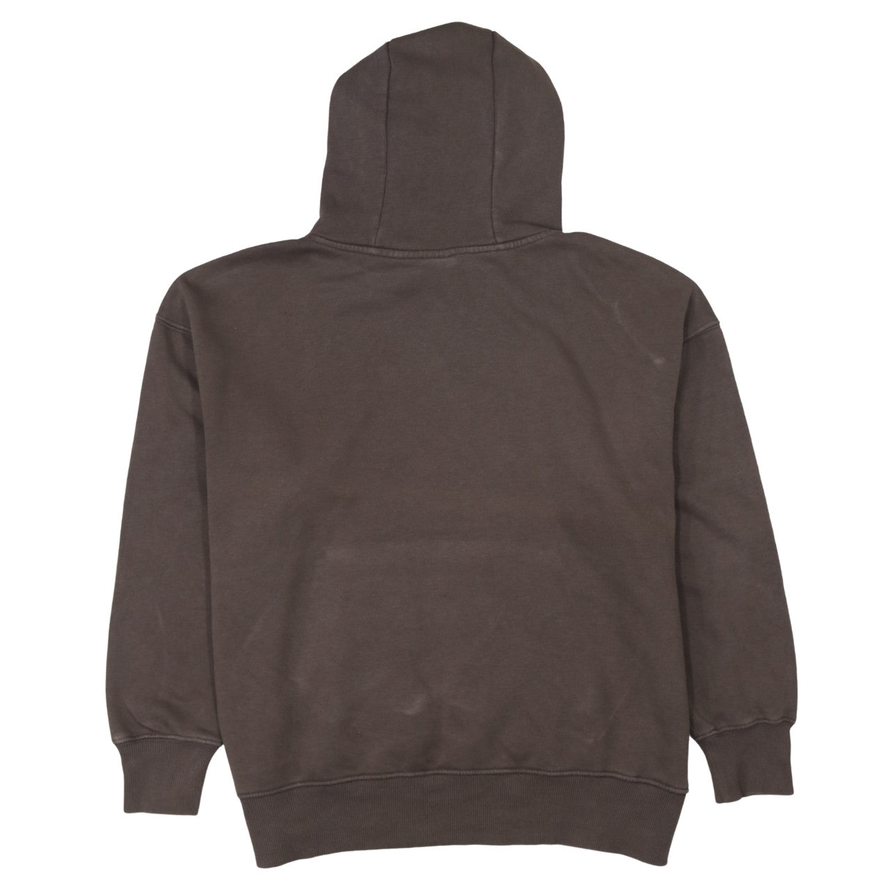 Nike Women Brown Pullover Hoodie Small Cotton Blend Logo Sweatshirt