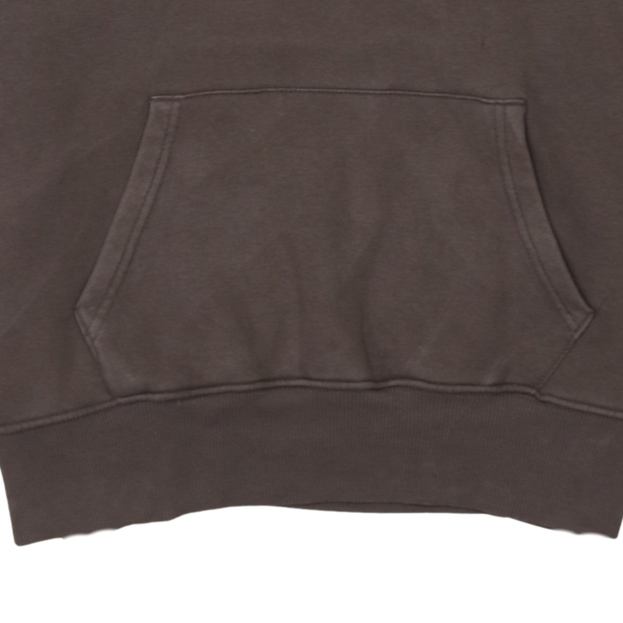 Nike Women Brown Pullover Hoodie Small Cotton Blend Logo Sweatshirt