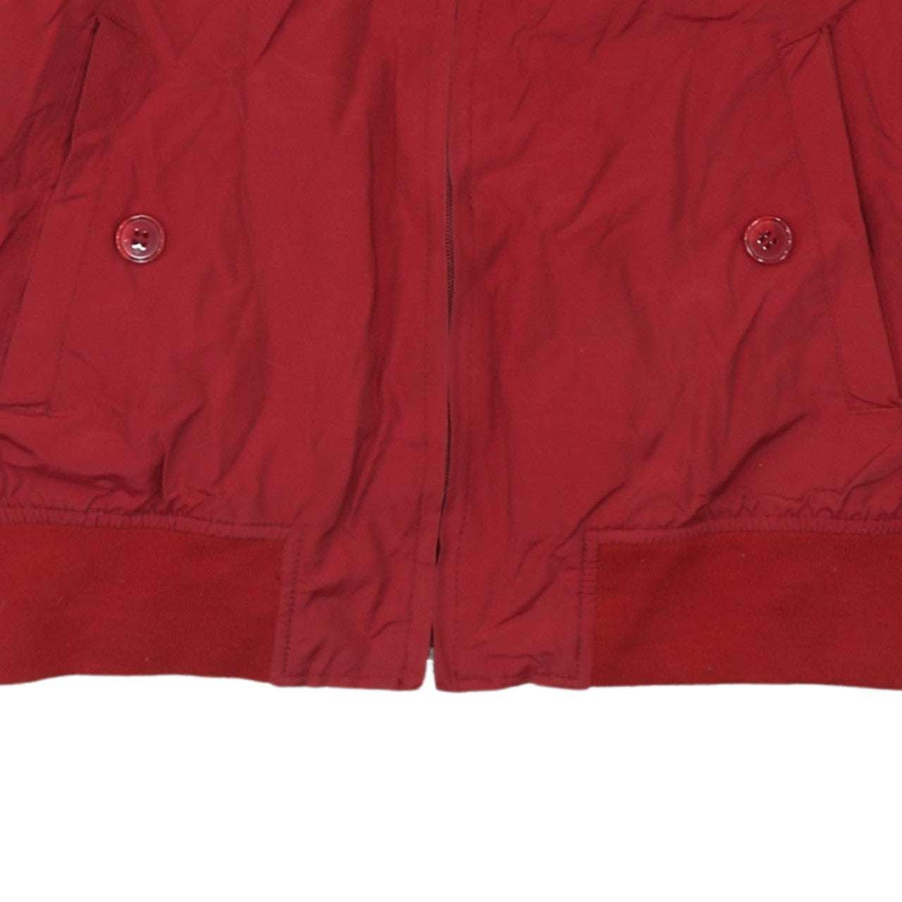 Robe Di Kappa Men's Red Bomber Jacket Medium Zip Up Sports Style