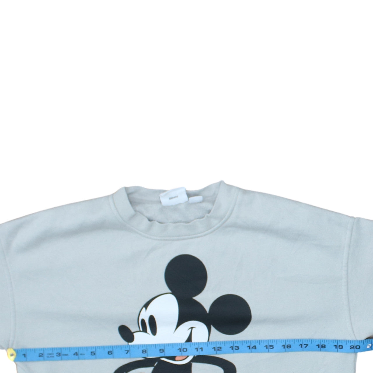 Disney Primark Women Grey Mickey Mouse Pullover Sweatshirt 2XS UK 4/6