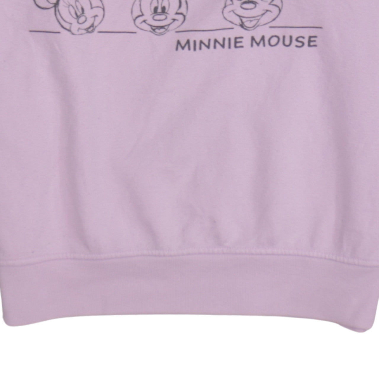Primark Women’s Pink Minnie Mouse Sweatshirt XS Crew Neck Cotton Pullover