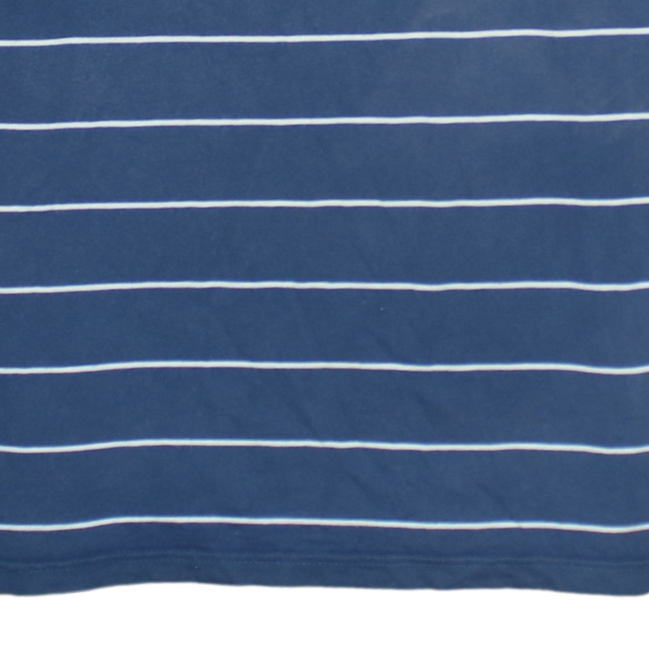 Puma Men's Blue Striped Crew Neck Cotton T-Shirt Size M