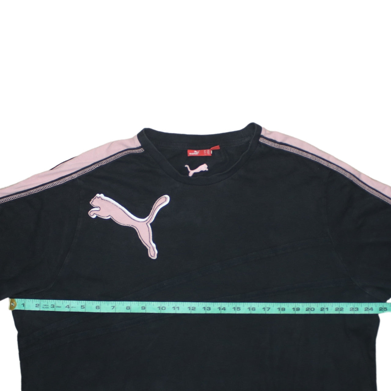 Puma Womens Black & Pink Crew Neck Pullover Sweatshirt XXL