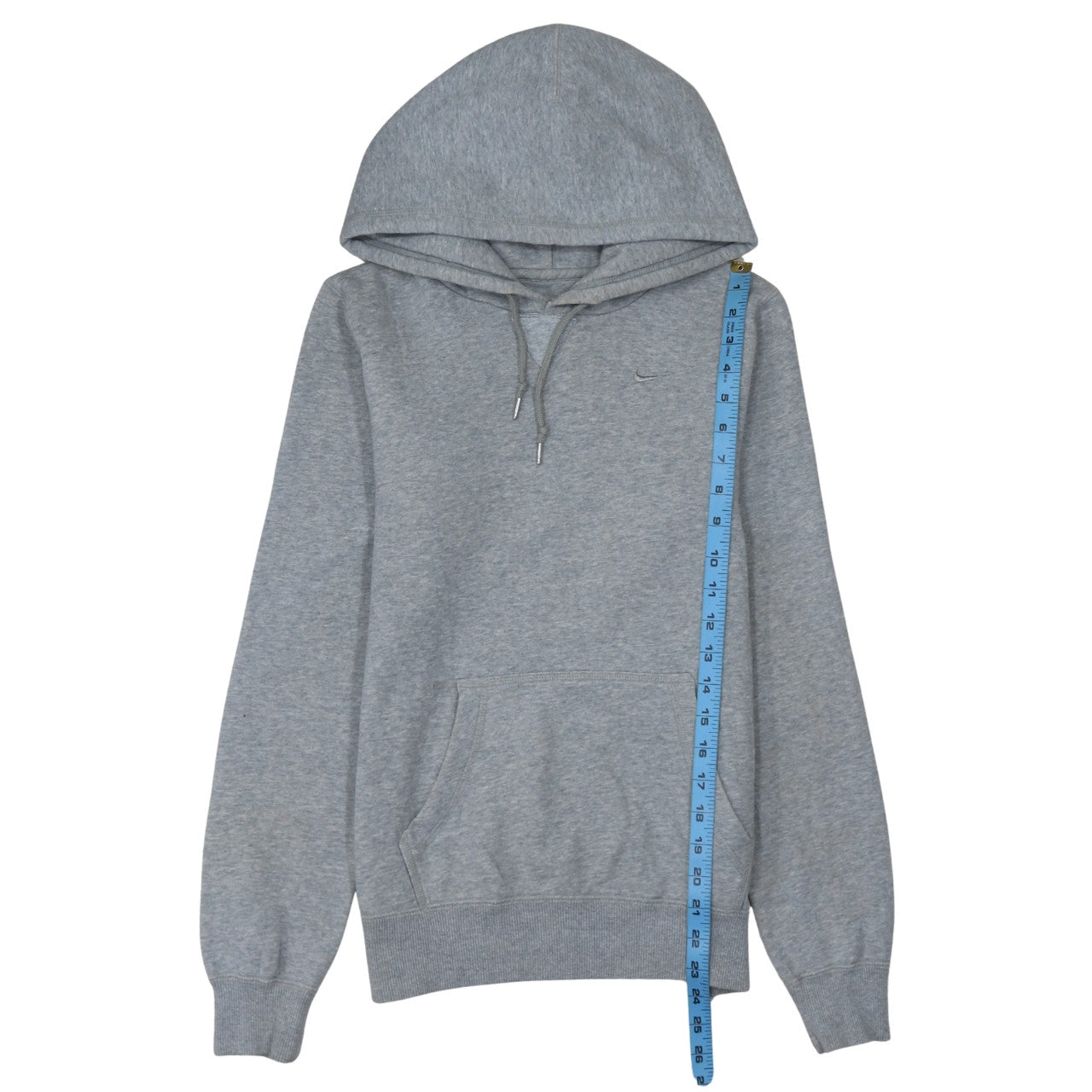 Nike Men's Grey Pullover Hoodie Size S Cotton Blend Classic Fit