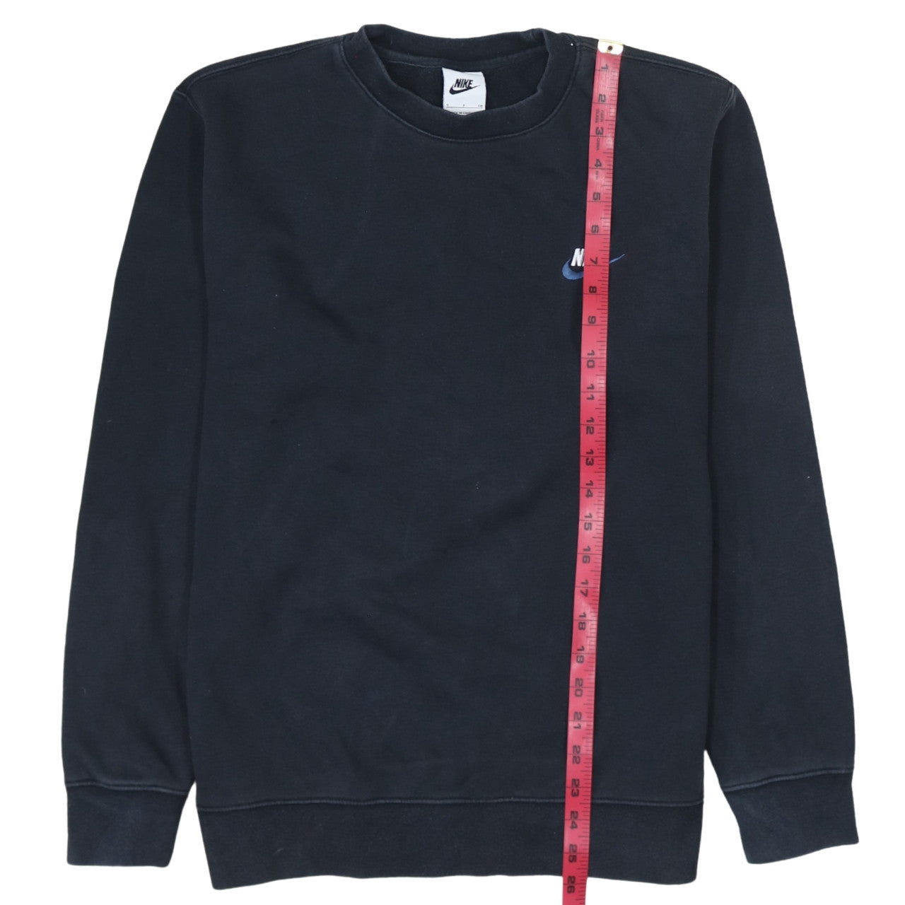 Nike Men's Black Small Crew Neck Pullover Sweatshirt