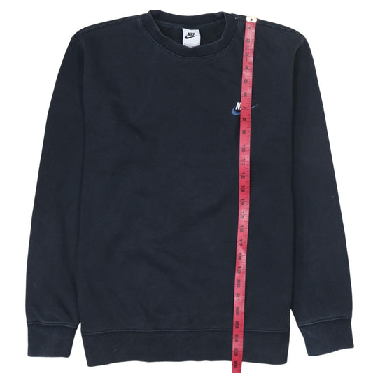 Nike Men's Black Small Crew Neck Pullover Sweatshirt