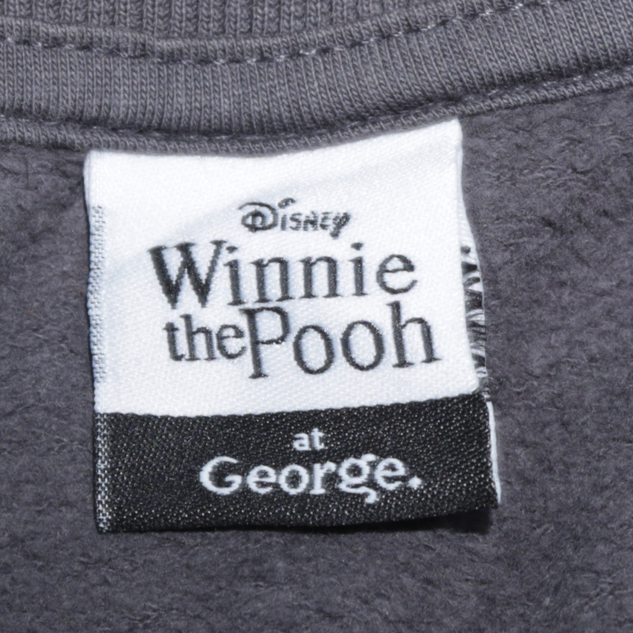 George Winnie the Pooh Womens Grey Pullover Sweatshirt Size 12-14