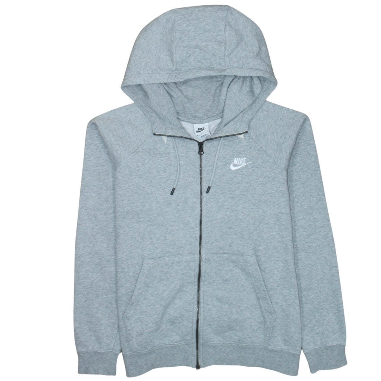 Nike Men's Grey Full Zip Hoodie Size M Regular Fit