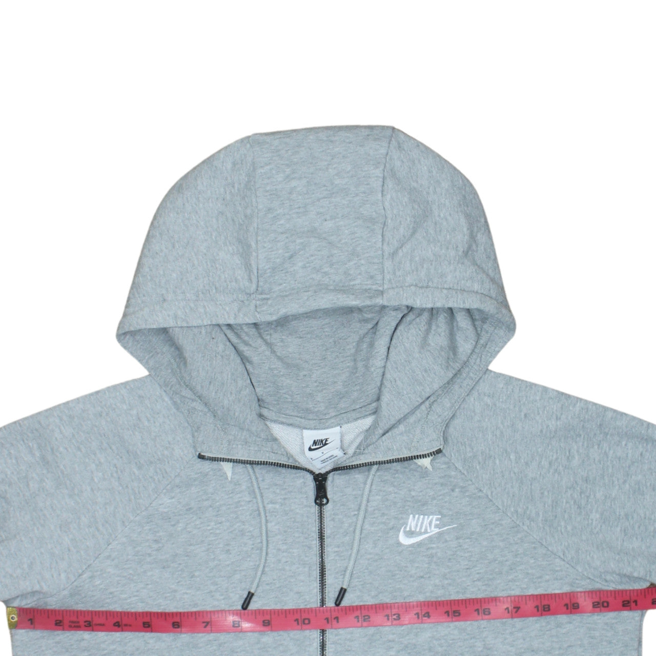 Nike Men's Grey Full Zip Hoodie Size M Regular Fit