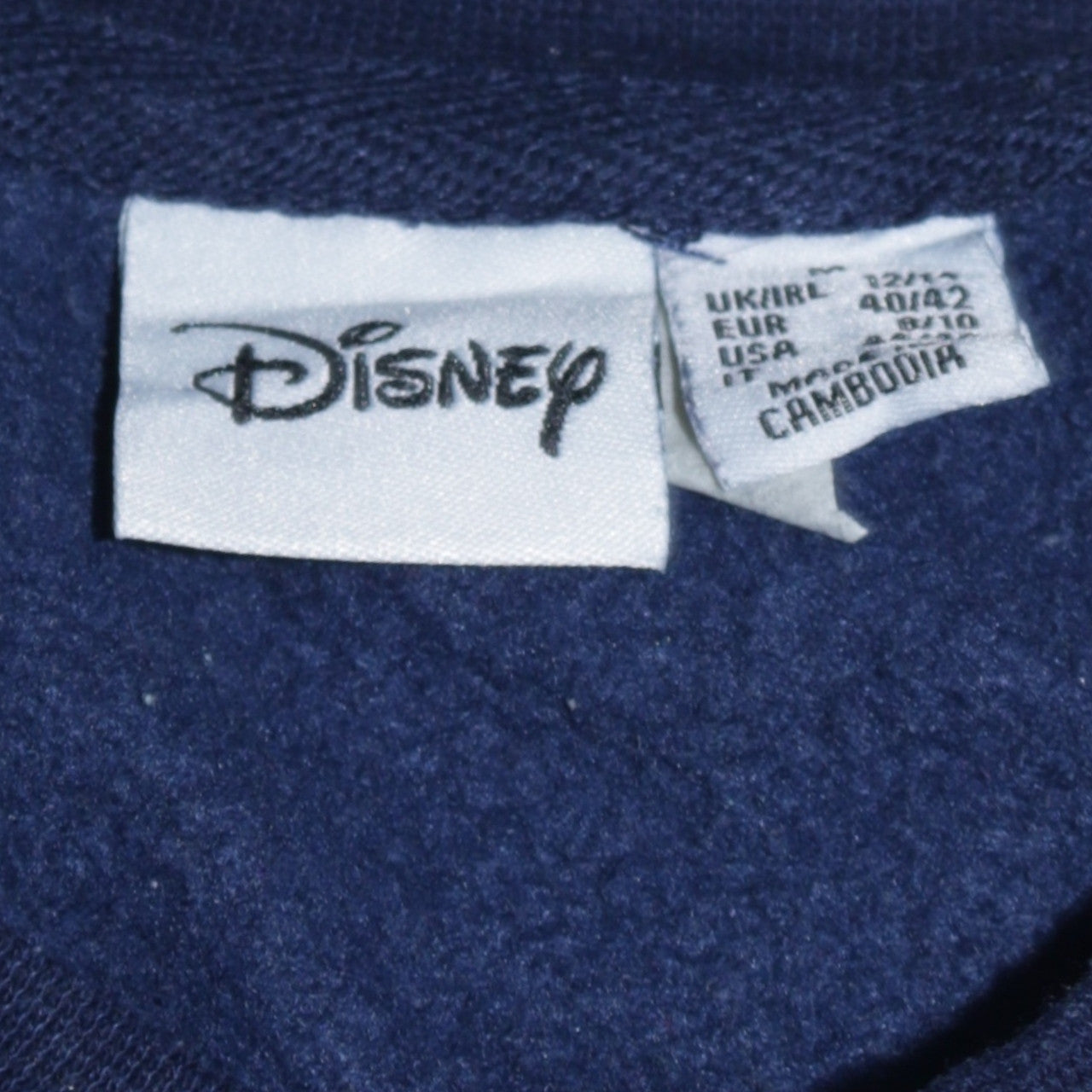 Disney Women’s Blue Lilo & Stitch Pullover Sweatshirt Size L