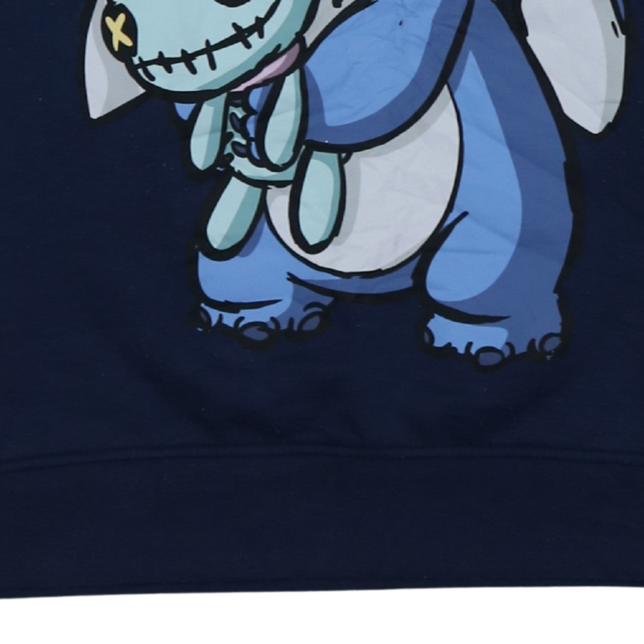 Disney Women’s Blue Lilo & Stitch Pullover Sweatshirt Size L