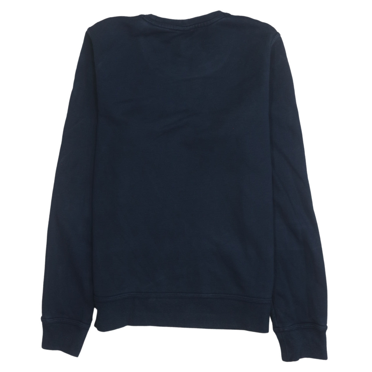 Nike Men's Navy Blue Small Crew Neck Cotton Sweatshirt