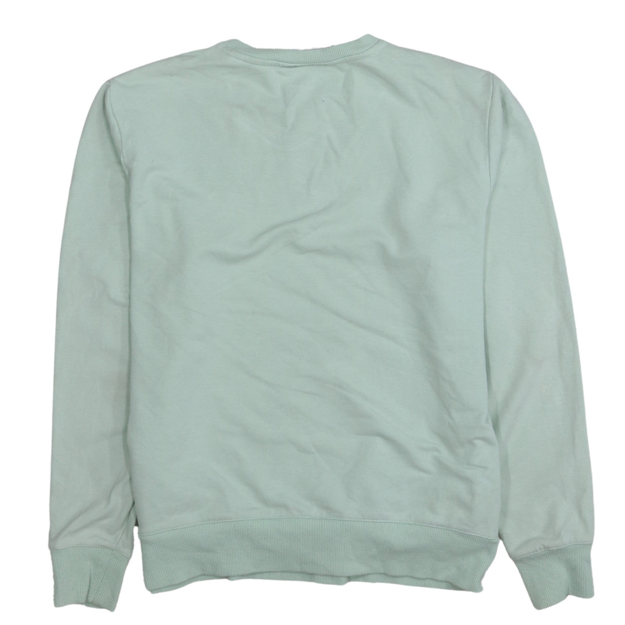 Fila Women's Mint Green Cotton Blend Crew Neck Sweatshirt Size M