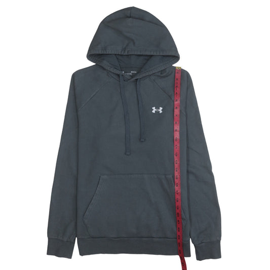 Under Armour Men's Grey Pullover Hoodie Size M Loose Fit