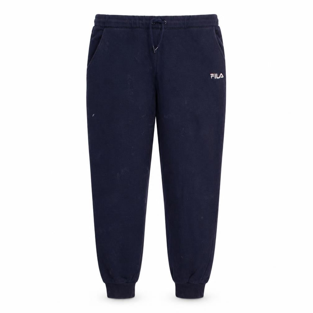 Fila Men’s Blue Jogger Sweatpants M Regular Fit Tapered Trousers