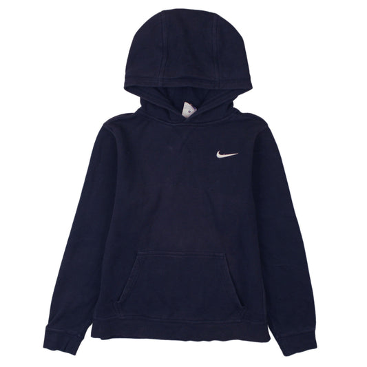 Nike Boys Navy Blue XL Pullover Hoodie Fleece Sweatshirt 13-15 Years