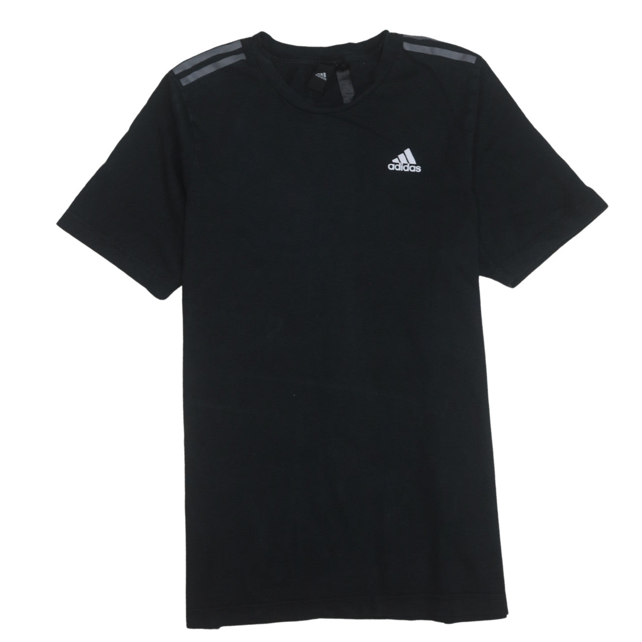 Adidas Men's Black Regular Fit Short Sleeve Crew Neck Sports T-Shirt M