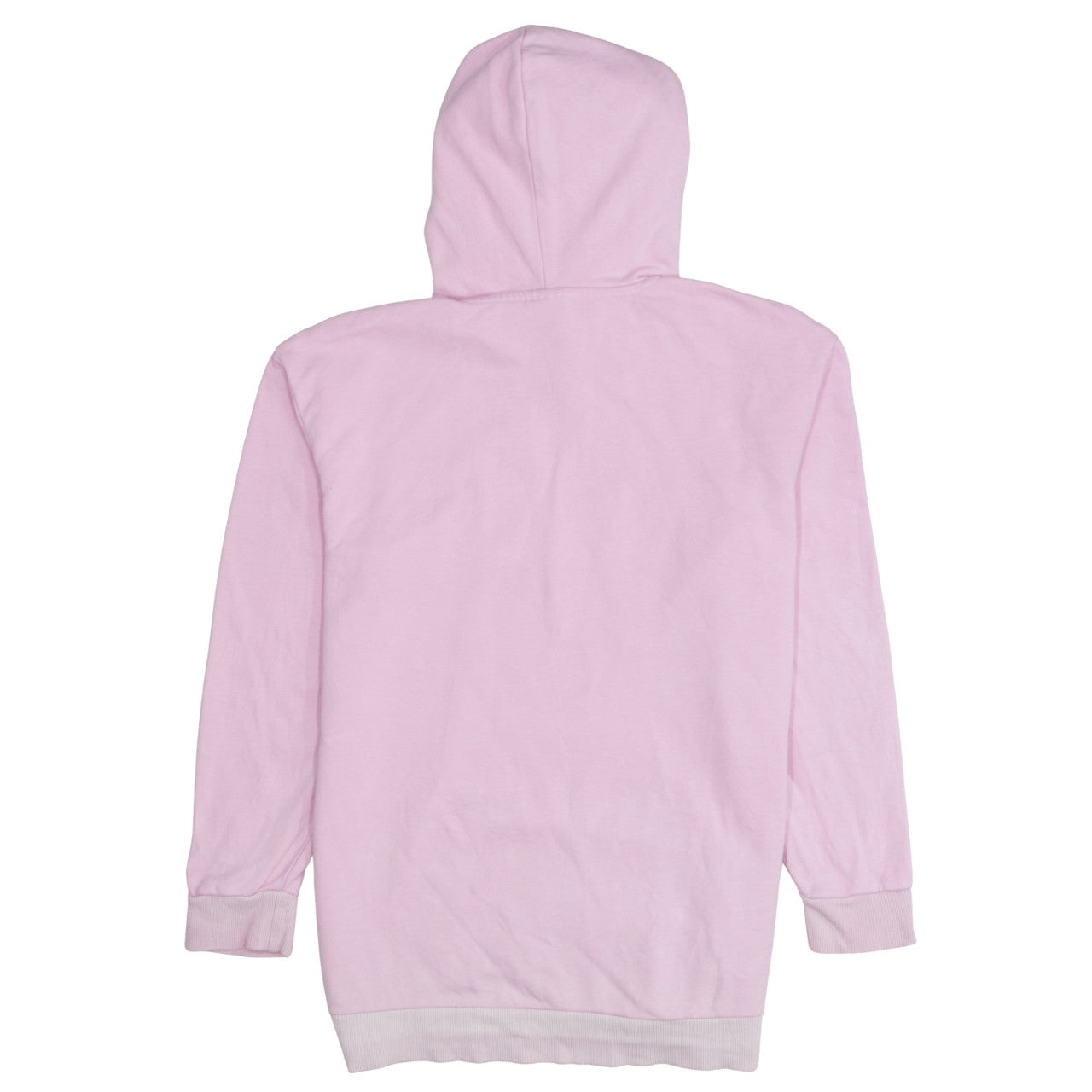 Adidas Womens Pink Pullover Hoodie XS Cotton Blend Logo Casual
