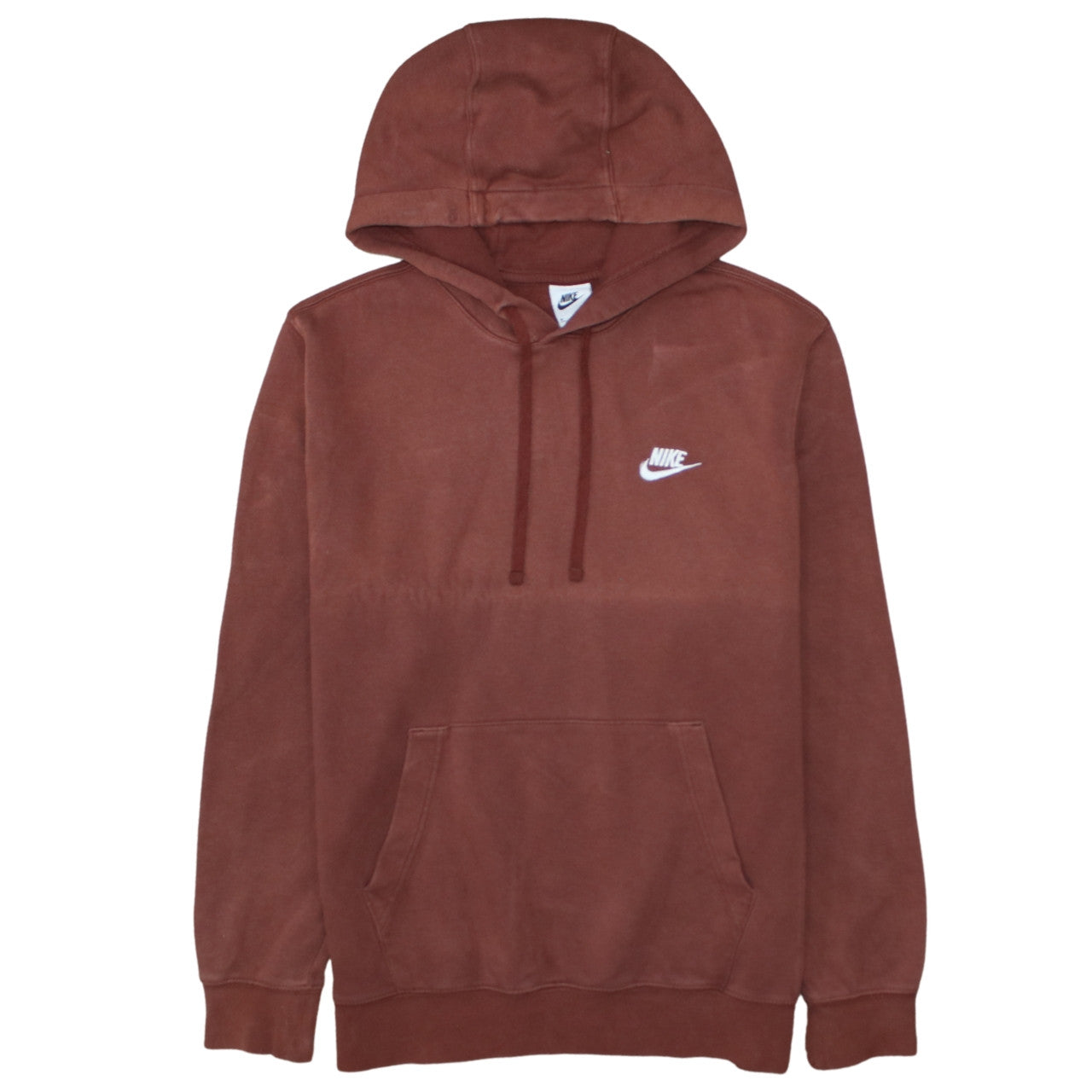 Nike Women’s Brown Pullover Hoodie Size M Cotton Blend