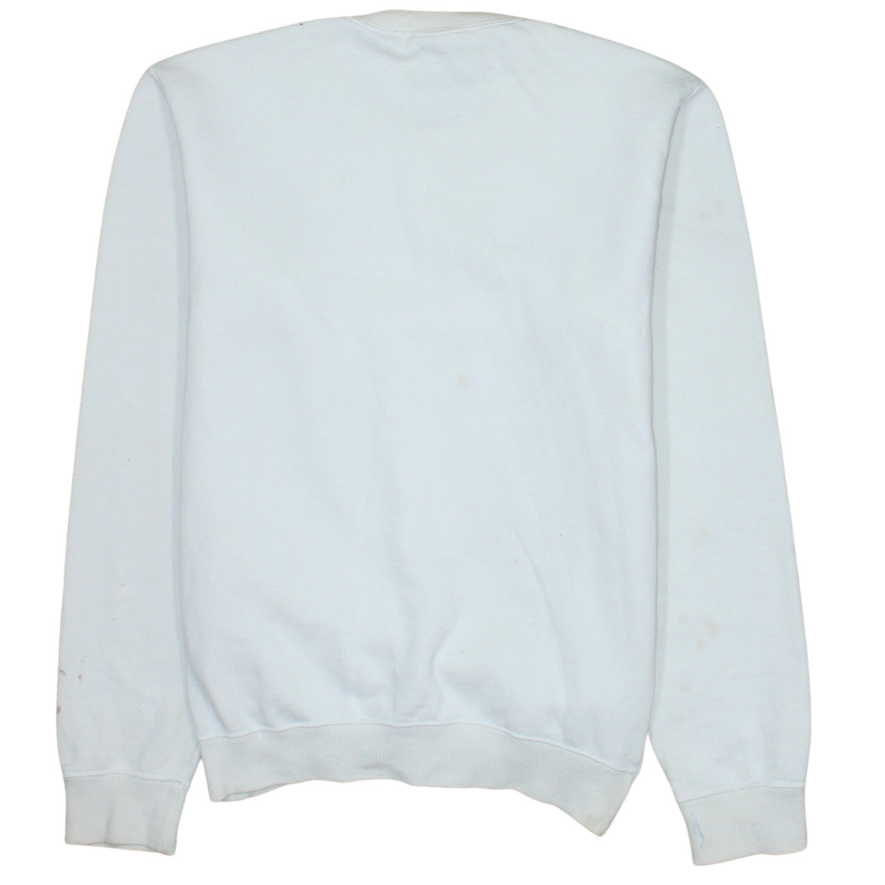 Champion Womens White XS Pullover Sweatshirt Cotton Blend Crew Neck
