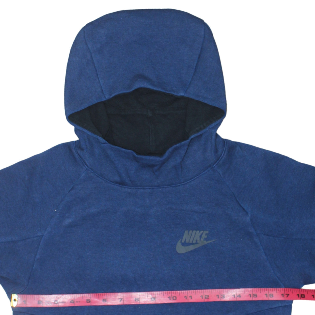 Nike Boys Blue Pullover Hoodie 12-13 Years Short Sleeve Hooded Sweatshirt