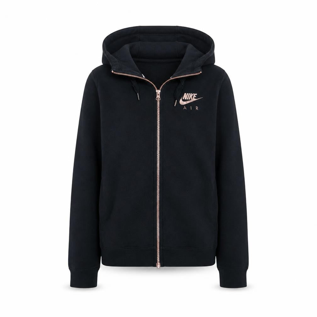 Nike Air Women's Black Full Zip Hoodie Size S Casual Logo Style