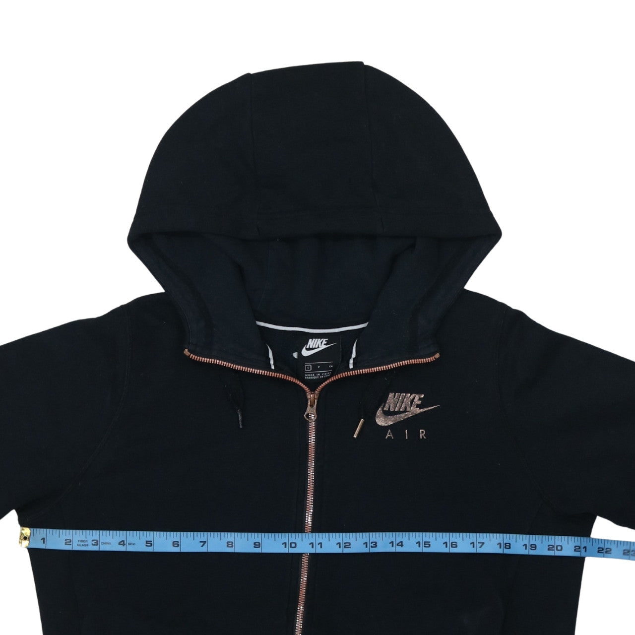 Nike Air Women's Black Full Zip Hoodie Size S Casual Logo Style