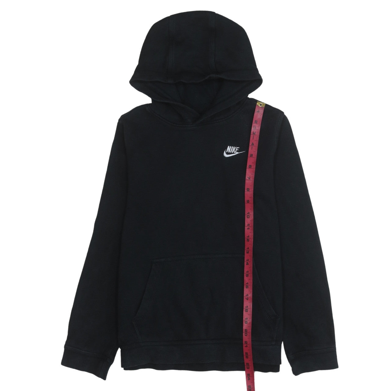 Nike Boys Black XL Pullover Hoodie Sweatshirt with Logo