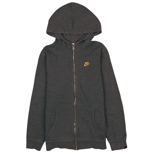 Nike Boys Grey Full Zip Fleece Hoodie XL - Hooded Sportswear