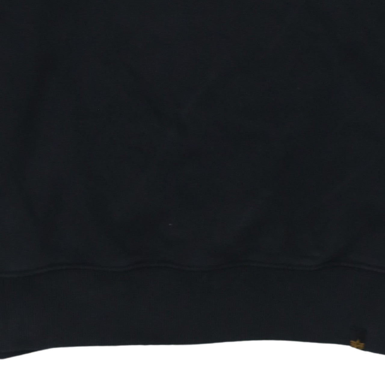 Alpha Industries Men's Black NASA Logo Sweatshirt M Regular Fit