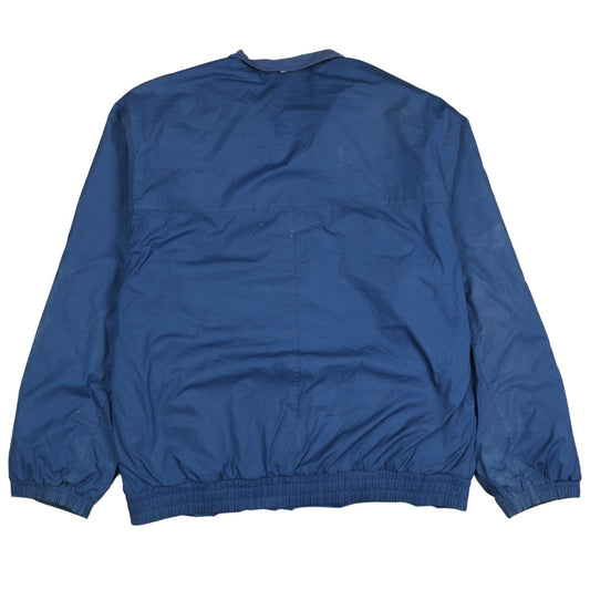 Adidas Mens Blue XL Windbreaker Jacket Lightweight Full Zip
