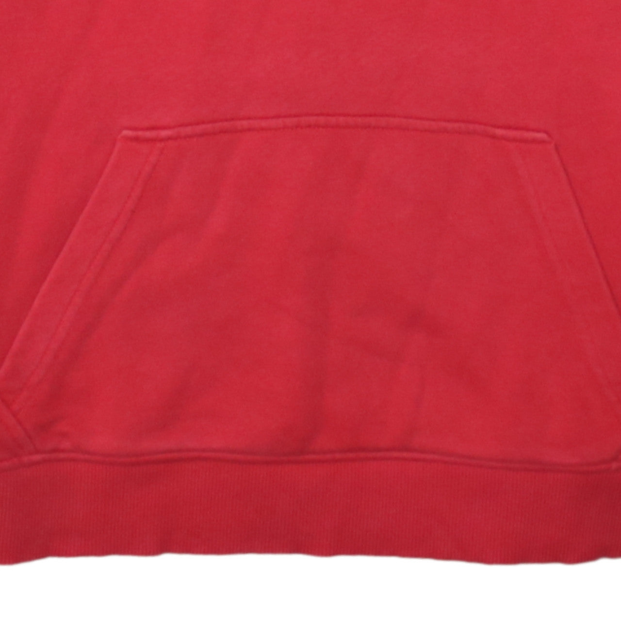Tommy Hilfiger Men's Red Pullover Hoodie M Logo Fleece Sweatshirt