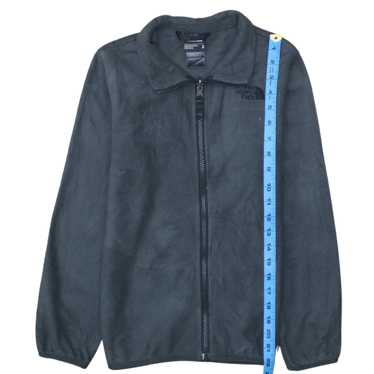 The North Face Boys Black Fleece Full Zip Jacket Size M