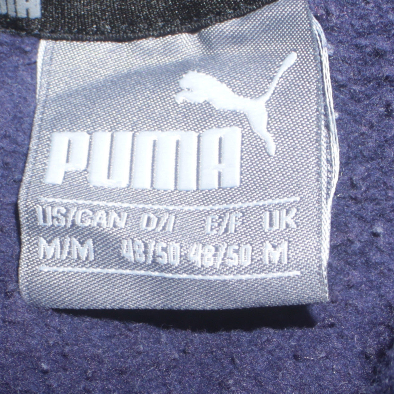 Puma Men's Blue Crew Neck Pullover Sweatshirt Size M